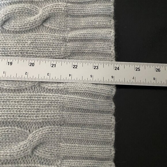 Weekend MaxMara Cable Knit Sleeveless Turtleneck Sweater M Wool Angora Cashmere - Picture 11 of 11